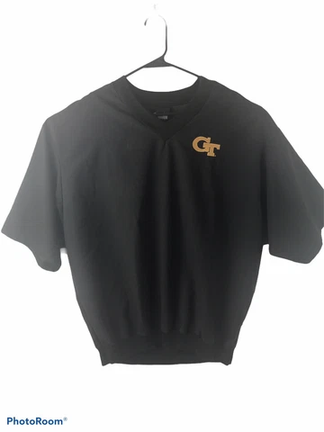 NWT Datrek Mens XL Black Georgia Tech Short Sleeve Pullover Cover
