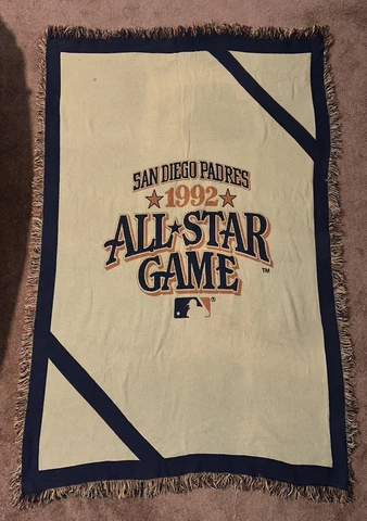 San Diego Padres 1992 MLB All-Star Game Large Heavy Blanket 47” x 54” Cover
