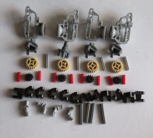 Lego Technic Steering Portal with hubs, gears, axles 92908 92909 92907 32269 new - Picture 1 of 3