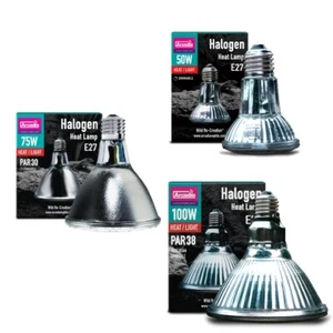 Arcadia Halogen Basking Spot Heat Lamp Bulb Reptile Halogen Bulbs 50w 75w 100w - Picture 1 of 4
