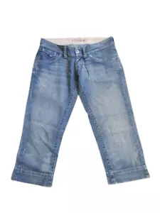 Pantacourt en jean femme Meltin Pot modèle Morena Taille 38 ( W28 ) - Imagen 1 de 6