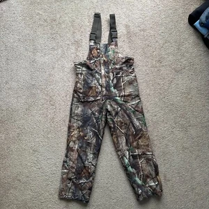 Field & Stream Bib Overalls Youth Large Realtree Camo Insulated Hunting - Picture 1 of 13