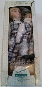 Seymour Mann Connoisseur Collection Twin Dolls Set NIB NRFB Vintage Porcelain - Picture 1 of 10