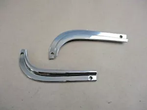 VW Käfer Karmann Ghia Chrom Wasserablaufblech SET links/rechts NEU original - Bild 1 von 7