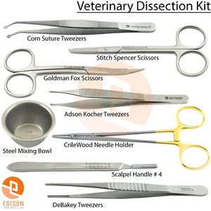 Surgical Dissection Instruments Medical Students Dissecting Kit Surgical Tools - Picture 1 of 9