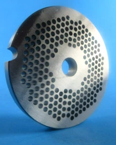 #22 x 1/8" holes (3 mm) STAINLESS Meat Food Grinder Plate - Picture 1 of 3
