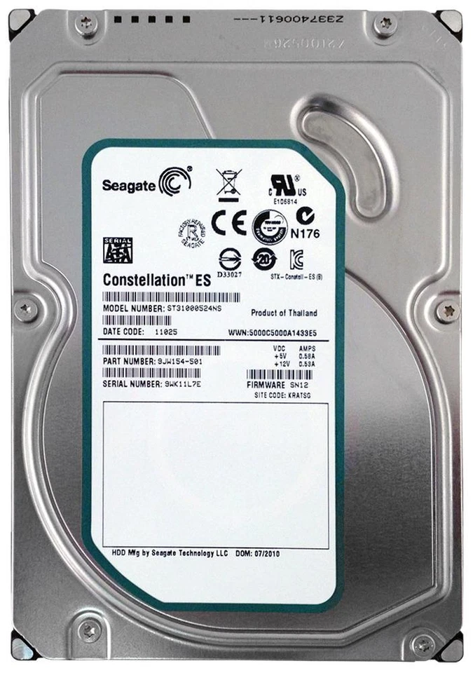 ST31000524NS 9JW154-501 Hard Drive 1Tb 3.5 SATAII - Image 1 of 1