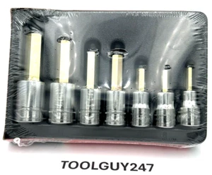 SNAP ON TOOLS USA 307ESAMY 1/2" Drive 7 Pc Hex Socket Driver Set sealed NEW + - Picture 1 of 8