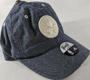 LZ Adidas Youth One Size Boston Celtics NBA Basketball Baseball Hat Cap NEW F35 - Picture 1 of 4