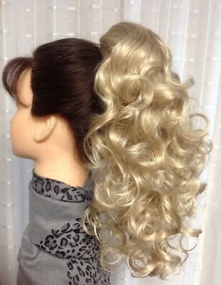 JAMIE NATURAL COLLECTION hairpiece BLACK BROWN BLONDE RED FROST Clip ponytail - Image 1 of 4