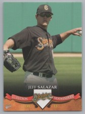 Jeff Salazar 2007 MultiAd Tucson Sidewinders Diamondbacks Minor League 