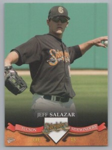 Jeff Salazar 2007 MultiAd Tucson Sidewinders Diamondbacks Minor League 