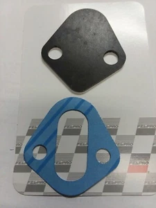Placa de bloqueo de bomba de combustible de acero crudo BBC Big Block Chevy nueva con junta - Imagen 1 de 1