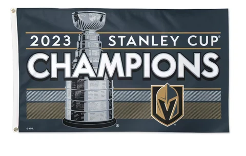 Vegas Golden Knights 2023 Stanley Cup Champions 3x5 Flag Cover