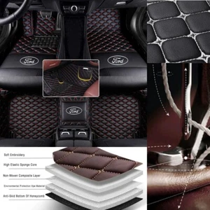 Custom For Ford Escape Car Floor Mats Cargo liners Luxury Waterproof Carpets - Picture 1 of 23