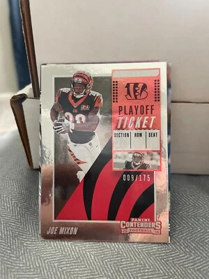 2018 Panini Contenders Playoff Ticket #80 Joe Mixon/175 BENGALS - Image 1 of 4