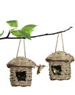 Hummingbird Houses Grass Hand Woven Birdhouses  Outdoors Hanging Natural 2 Pack