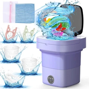 Portable Washing Machine with Upgraded 11L Capacity and Foldable Design, 3 Modes - Picture 1 of 7
