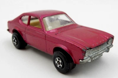 Ford Capri 1970 Matchbox Lesney Superfast #54 púrpura, se abre el capó Foto 1 de 4