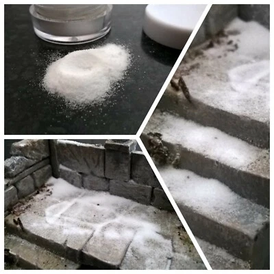50g Snow Pigment Weathering Effects ~ Shadespire Warhammer Modals Diorama Warcry