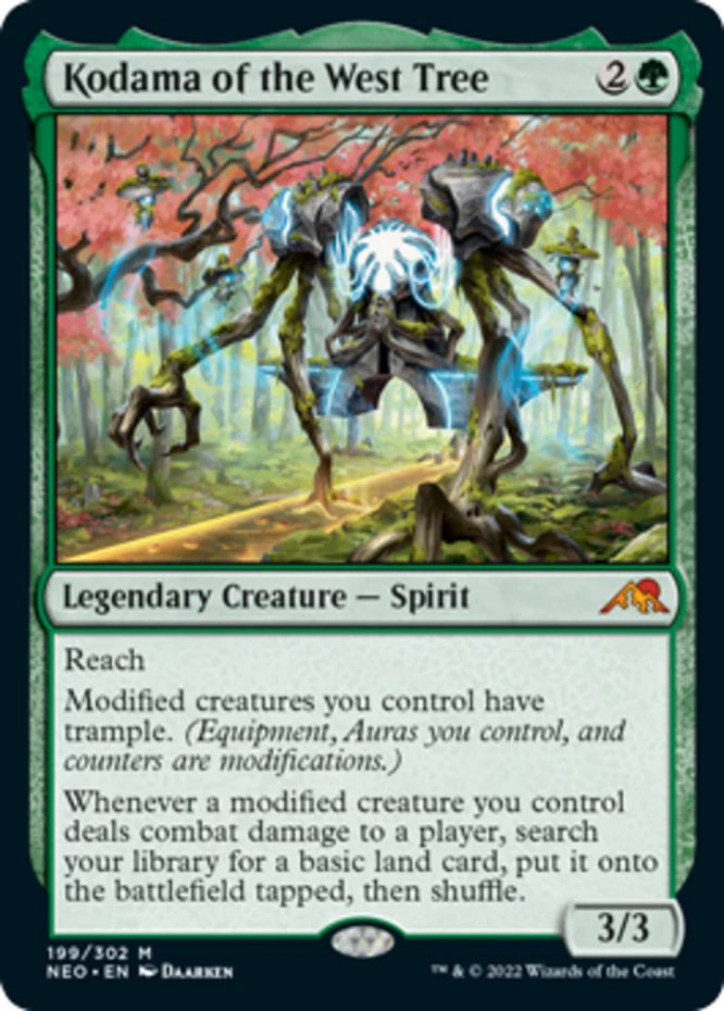 MTG Kodama of the West Tree - Foil, NM-Mint, English Kamigawa: Neon Dynasty - Image 1 of 1