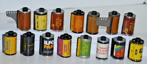 15 Filmdosen, ganz Stahl, kein Rost, meist US, wiederaufladbar - Bild 1 von 3