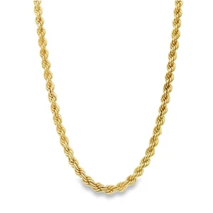 Cadena de cuerda de oro amarillo de 9 quilates - 18" - 6,7 g - Imagen 1 de 5