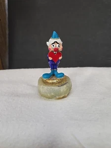 2007 Ron Lee Emaille Valentinstag Clown auf Onyx Sockel 5" Künstler Handarbeit - Bild 1 von 10