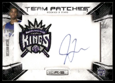 2010 Panini Rookies & Stars Rookie Team Patches Hassan Whiteside Auto RC /458 - Image 1 of 2