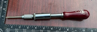 Stanley Yankee 135 B Ratchet Screwdriver 🇩🇪 W.Germany with Bit - Image 1 of 4