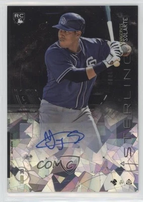2014 Bowman Sterling Rookie Black Atomic Refractor /10 Yangervis Solarte Auto RC - Image 1 of 2
