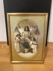 Engel Weihnachten Bilderrahmen Kunst - Bild 1 von 5