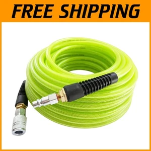 Wear Resistant 3/8" x 100ft Air Hose with Quick Coupler - Picture 1 of 9