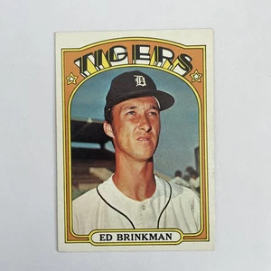 ED BRINKMAN 1972 TOPPS BASEBALL CARD # 535 DETROIT TIGERS - Picture 1 of 2