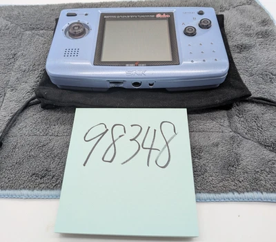 Console Neo Geo Pocket Color SNK Crystal Platinum Pearl Blue Retro Games de JP - Photo 1/4