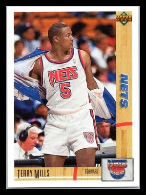 1991-92 Upper Deck #289 Terry Mills New Jersey Nets - Image 1 of 2
