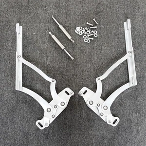 Aluminum Trunk Hood Hinges Kit for 1967-1969 Chevy Camaro Pontiac Firebird Hinge - Picture 1 of 13