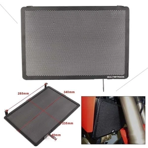 Kühlergrillschutz schwarz für Ducati Multistrada 1200 2014-2016 1200S 2010-2014 - Picture 1 of 6