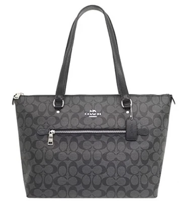 Bolso de Mano Coach New York Signature Gallery SV/Grafito/Negro Foto 1 de 4