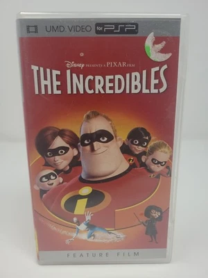 The Incredibles UMD Sony PSP Movie Disney Pixar Complete Tested w/ Case & Insert Foto 1 de 4