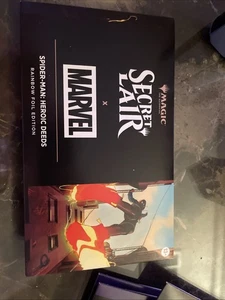 MTG Secret Lair x Marvel's Spider-Man: Heroic Deeds Rainbow Foil Edition In-Hand - Picture 1 of 2