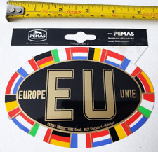 Vintage UNITED EUROPE Sticker Autocollant NOS European Union EU Unie