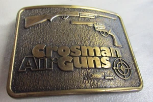 Vintage Crosman Air Guns - Square Belt Buckle - Century - Copper Tone - Picture 1 of 2
