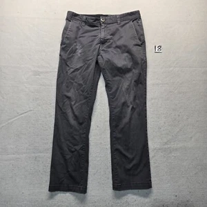 Volcom Black Wash Vorta Slim Straight Jeans Denim Pants Men's Size 32 Inseam 27" - Picture 1 of 10