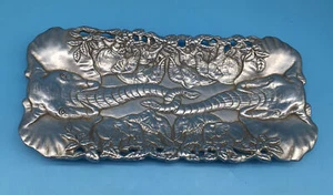 Bandeja de elefante vintage Arthur Court 1993 12"x6" firmada - Imagen 1 de 5