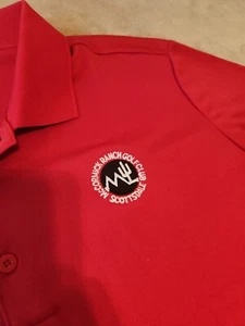 NEW Adidas Golf Performance mens polo shirt XL Red SPF 50 msrp $55 - Picture 1 of 8