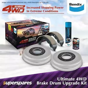 Bendix Ultimate 4WD Rear Brake Drum Upgrade Kit for Nissan Navara D23 NP300 2.3L - Picture 1 of 3