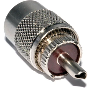 Uhf PL259/PL-259 Mâle Prise Soudure Adaptateur pour RG11/RG213/RG214/RG8 - Photo 1/12