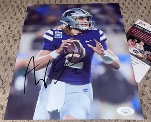 AVERY JOHNSON SIGNED 8X10 PHOTO JSA KANSAS STATE FOOTBALL AUTOGRAPH KSU WILDCATS - Picture 1 of 1