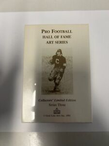 1991 Goal Line Art Pro Football Hall Of Fame Art Series (series 3) Sealed